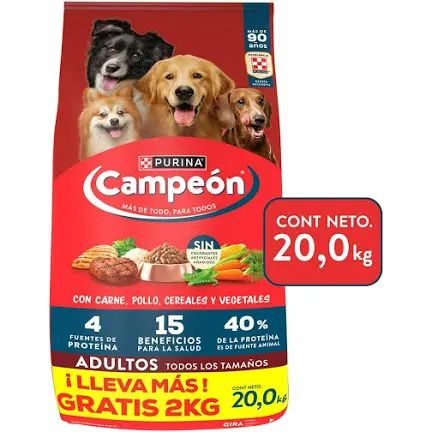 CAMPEON ADULTO RAZA MEDIANA