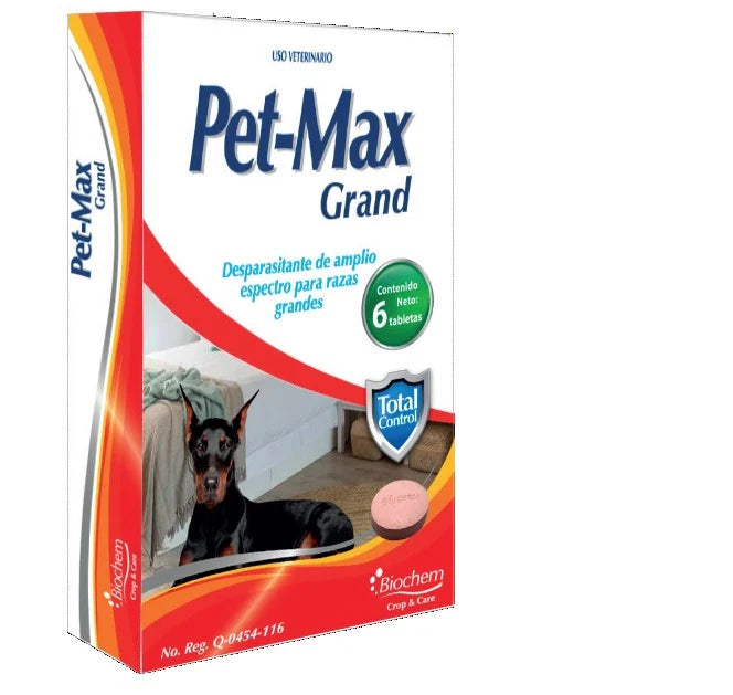 DESPARASITANTE PET MAX GRAND.