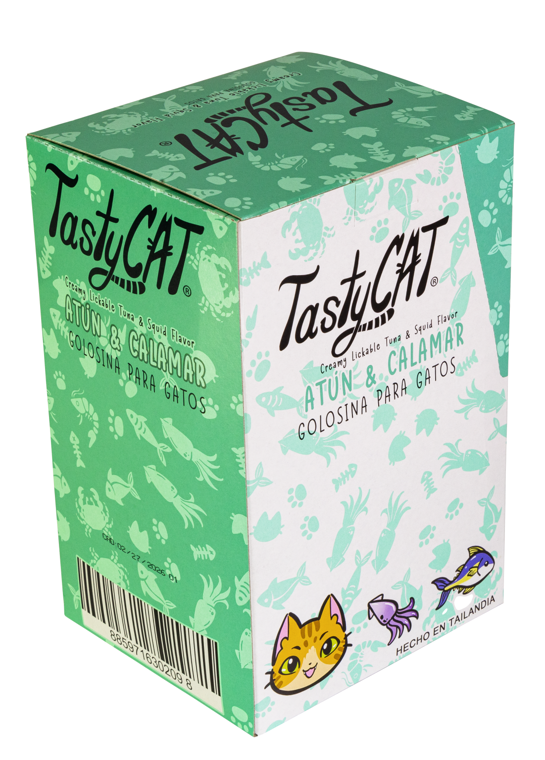 TASTY CAT, ATUN Y CALAMAR
