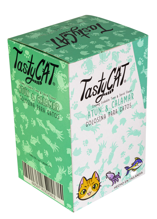 TASTY CAT, ATUN Y CALAMAR