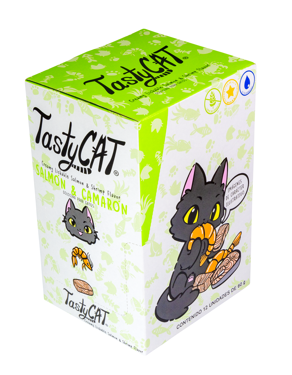 TASTY CAT, SALMON Y CAMARON