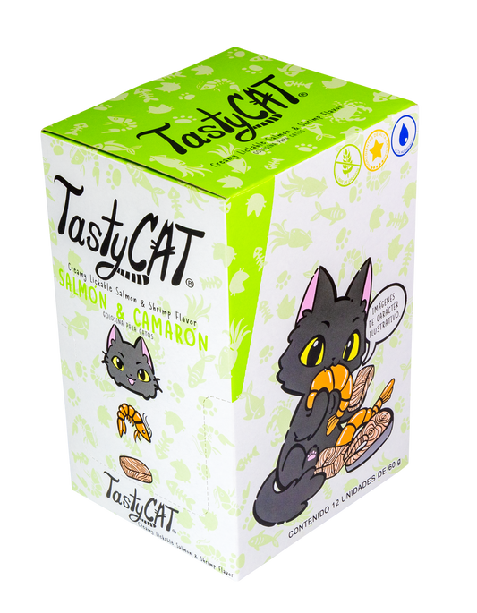 TASTY CAT, SALMON Y CAMARON