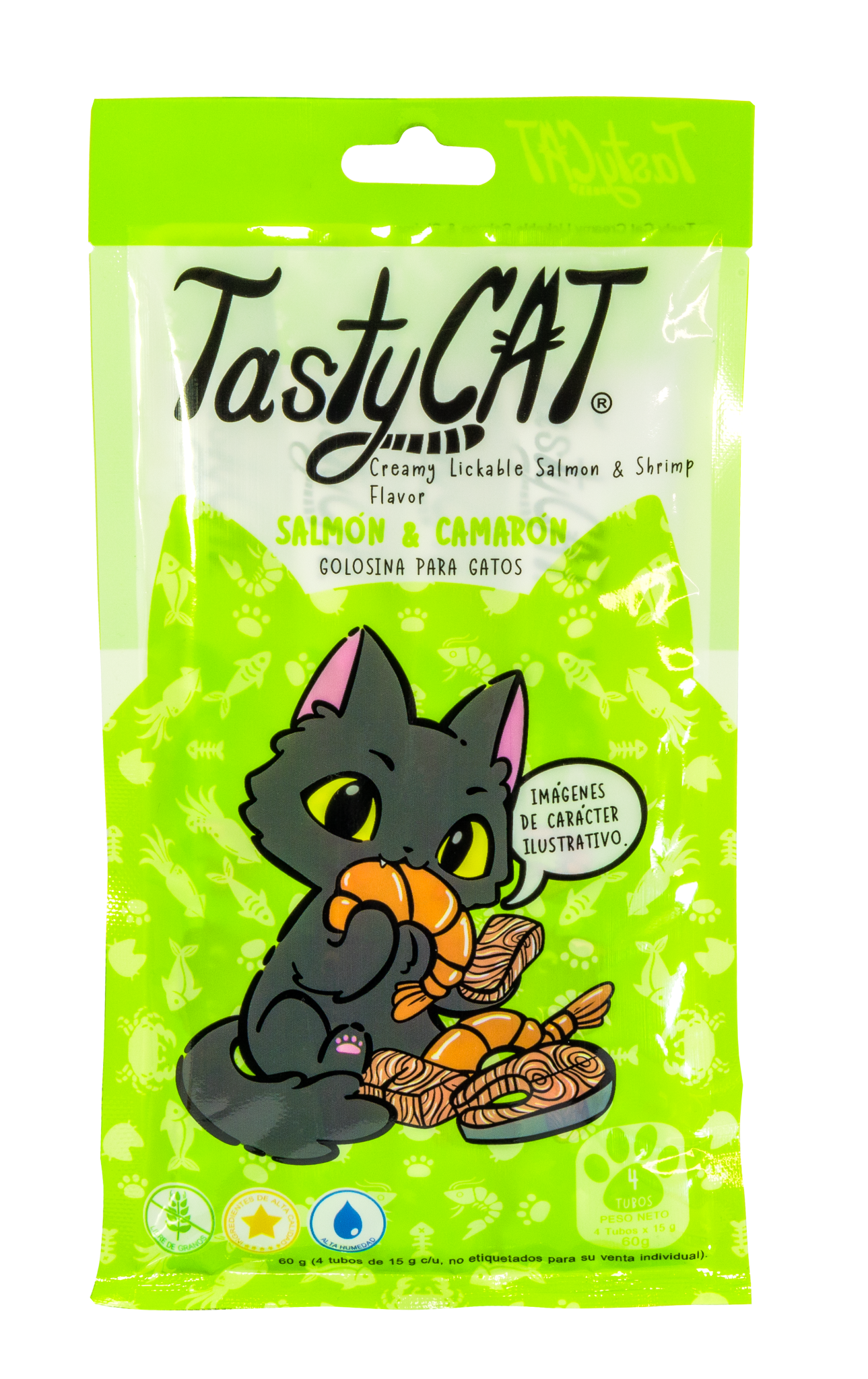 TASTY CAT, SALMON Y CAMARON