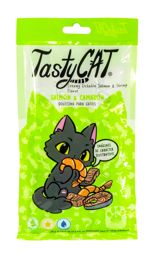 TASTY CAT, SALMON Y CAMARON