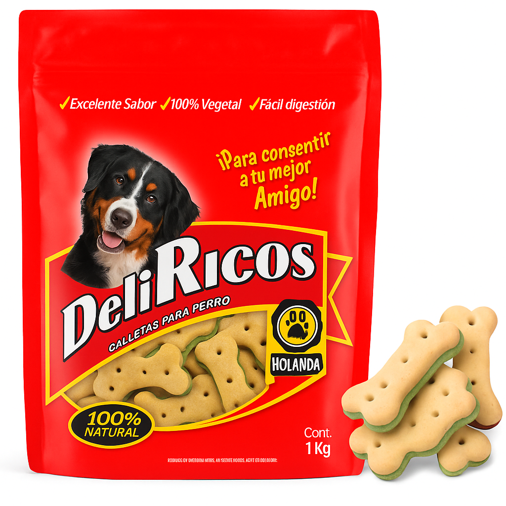 DELI RICO GALLETA HORNEADA HUESO CHICO