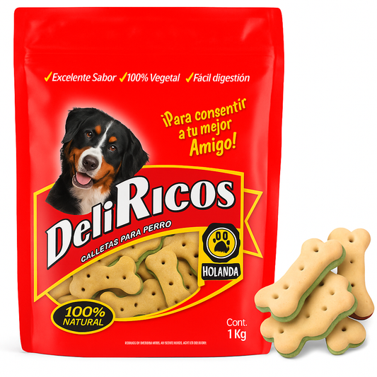 DELI RICO GALLETA HORNEADA HUESO CHICO