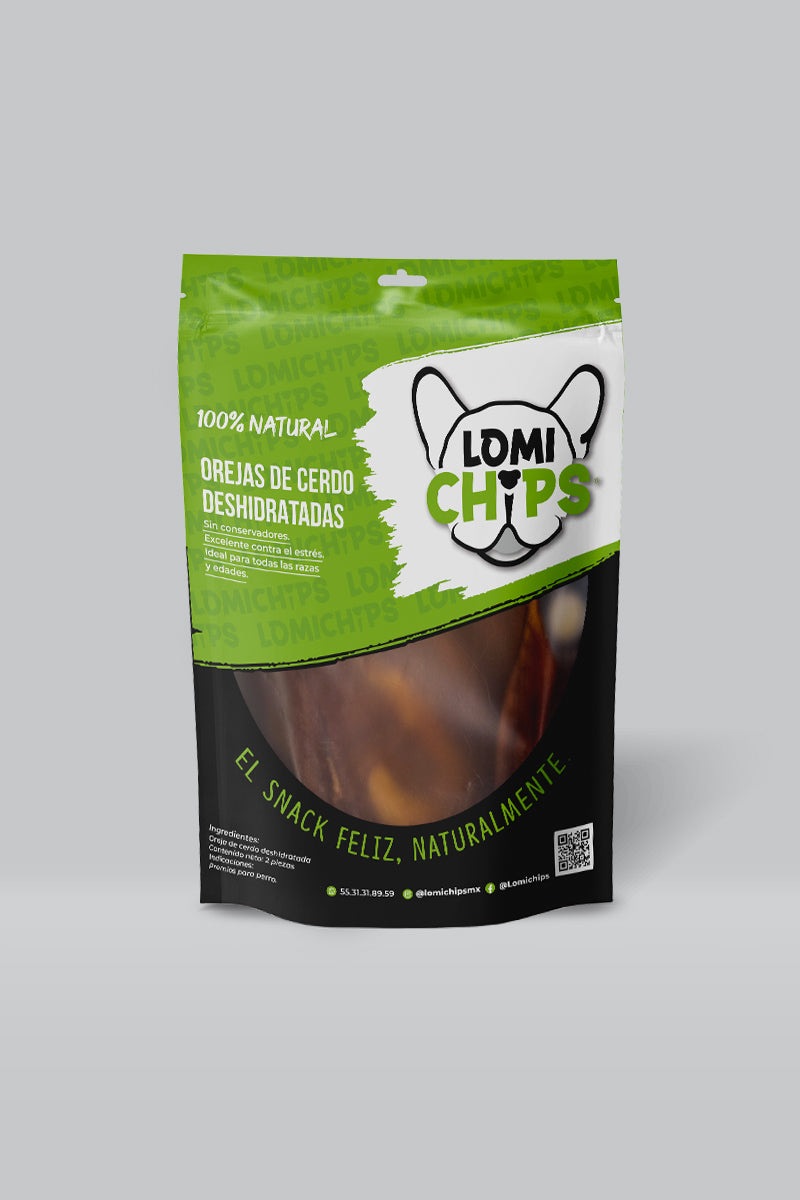 LOMO CHIPS, OREJA DESHIDRATADO