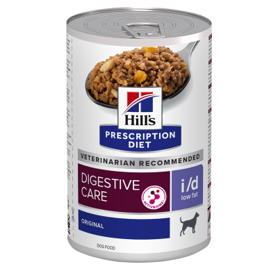 HILLS ID LOW FAT, ( BAJA EN GRASA, ENFERMEDAD GASTROINTESTINAL)