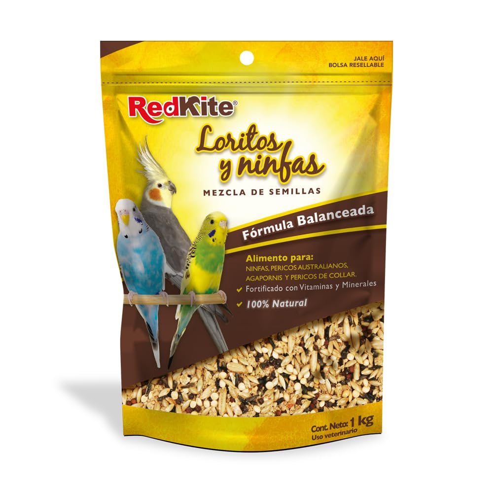 MEZCLA DE SEMILLAS P/LORITOS Y NINFAS 1 KG.