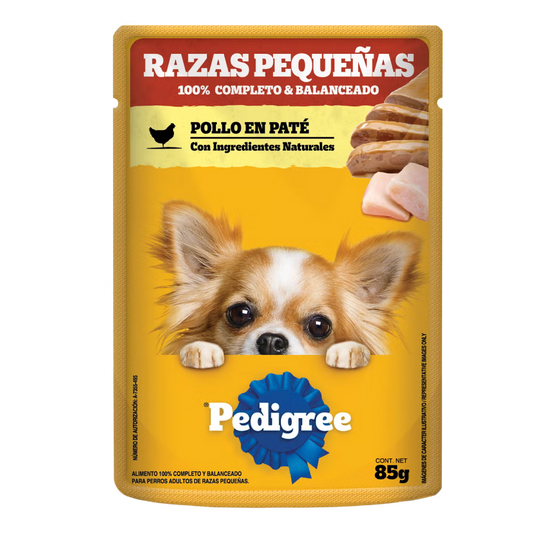PEDIGREE ADULTO RAZA PEQUEÑA POLLO PATE
