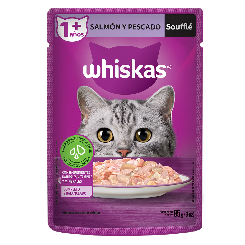 WHISKAS DE SALMON Y PESCADO