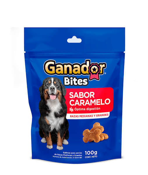 GANADOR BITES RAZA GRANDE DE CARAMELO