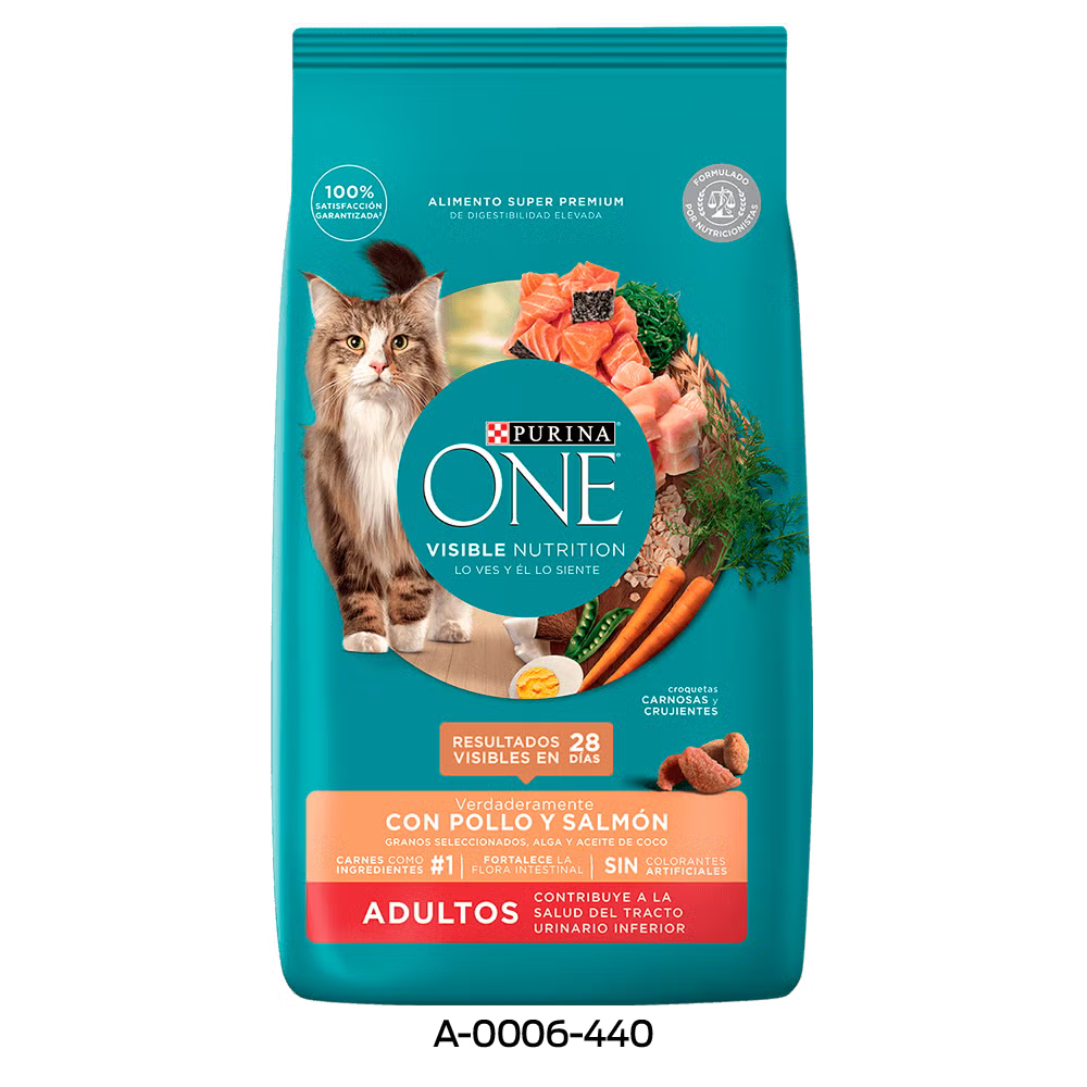 ONE GATO ADULTO  POLLO Y SALMON