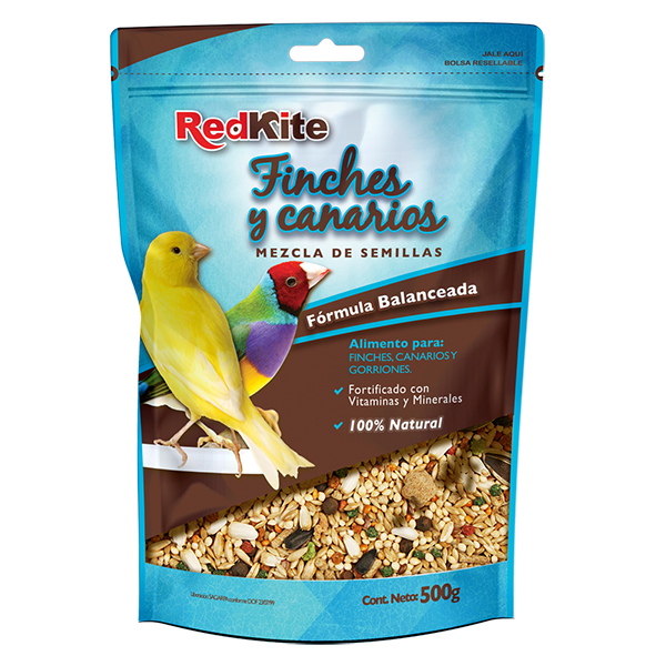 MEZCLA DE SEMILLAS P/CANARIOS Y FINCHES .500 g