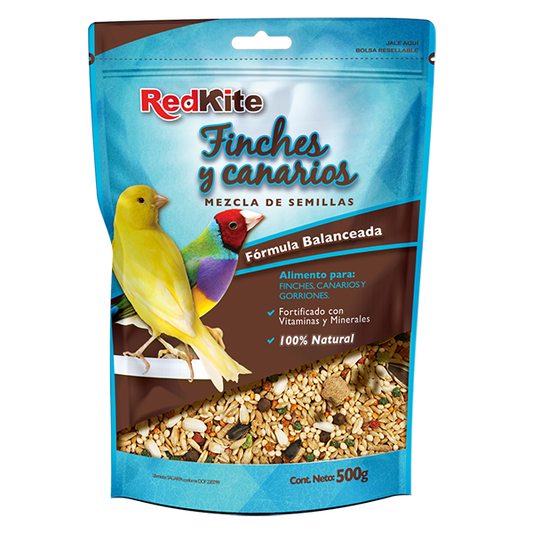 MEZCLA DE SEMILLAS P/CANARIOS Y FINCHES .500 g