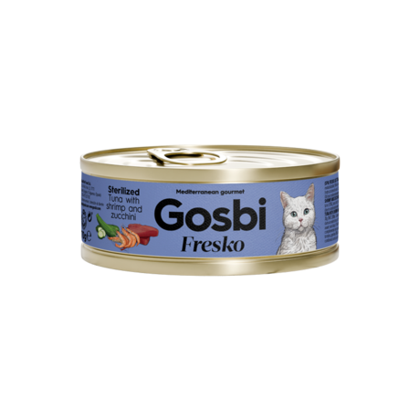 GOSBI STERILIZADO, CAMARON, ATUN Y CALABAZA