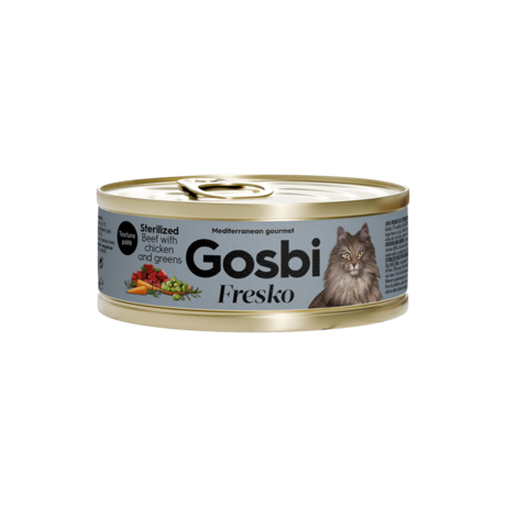 GOSBI STERILIZADO, CARNE POLLO Y VEGETALES