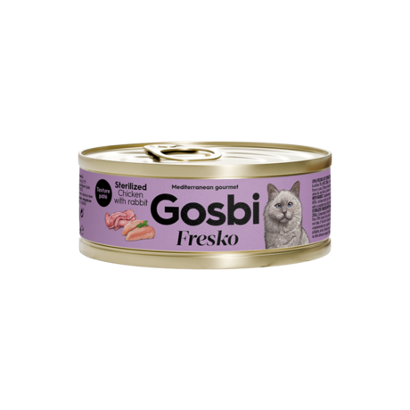 GOSBI STERILIZADO, POLLO CON CONEJO