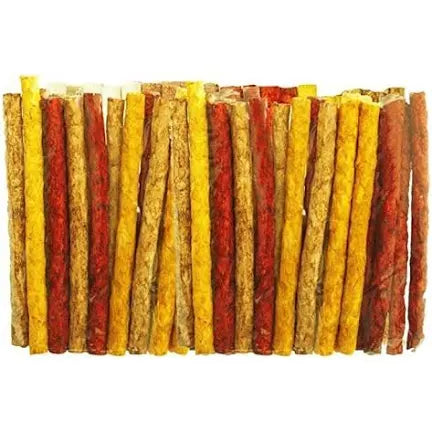 PALITO DE CARNAZA COMPRIMIDA, SABORES MIXTOS