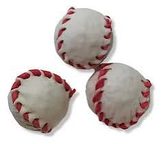 BALON DE BESIBOL CHICA  (CARNAZA NATURAL)