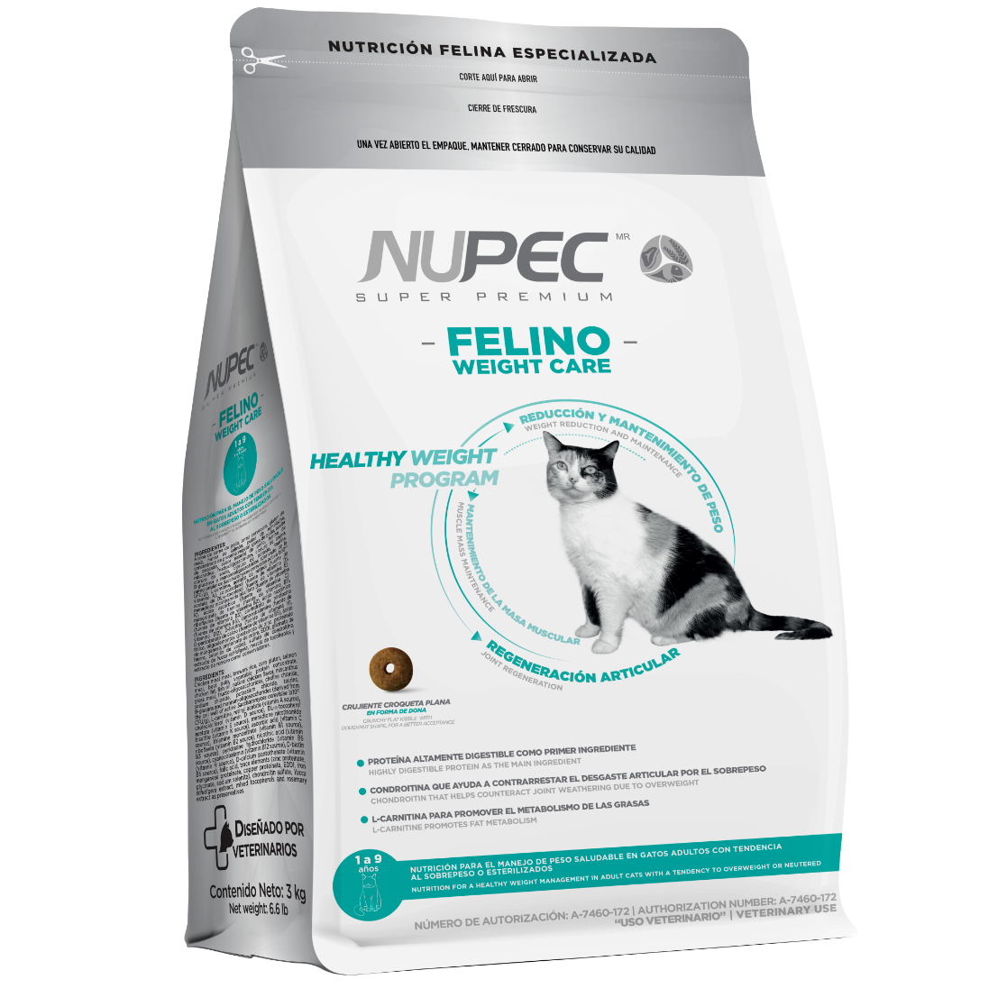 NUPEC GATO CONTROL DE PESO