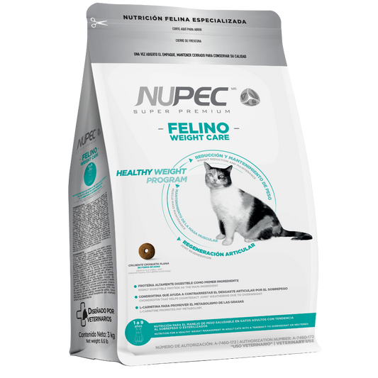 NUPEC GATO CONTROL DE PESO