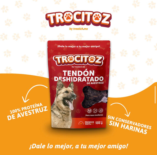 TENDON DESHIDRATADO DE AVESTRUZ