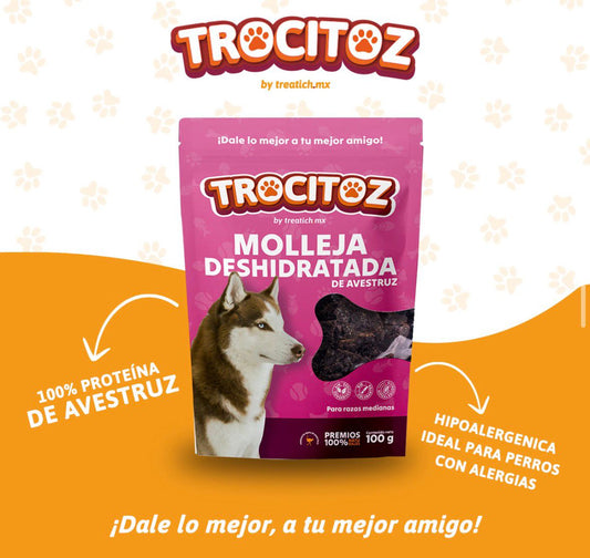 MOLLEJA DESHIDRATADA DE AVESTRUZ