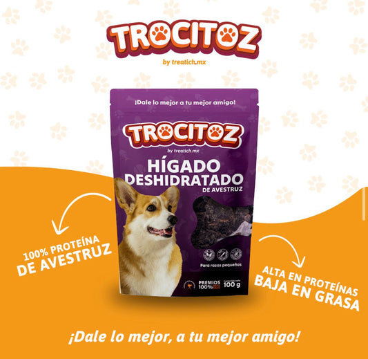 HIGADO DESHIDRATADO DE AVESTRUZ