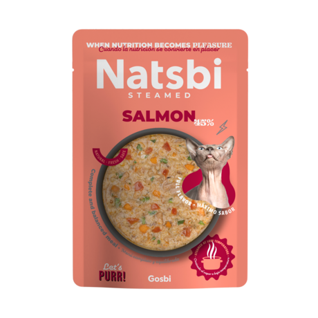 NATSI STEAMED, SALMON.
