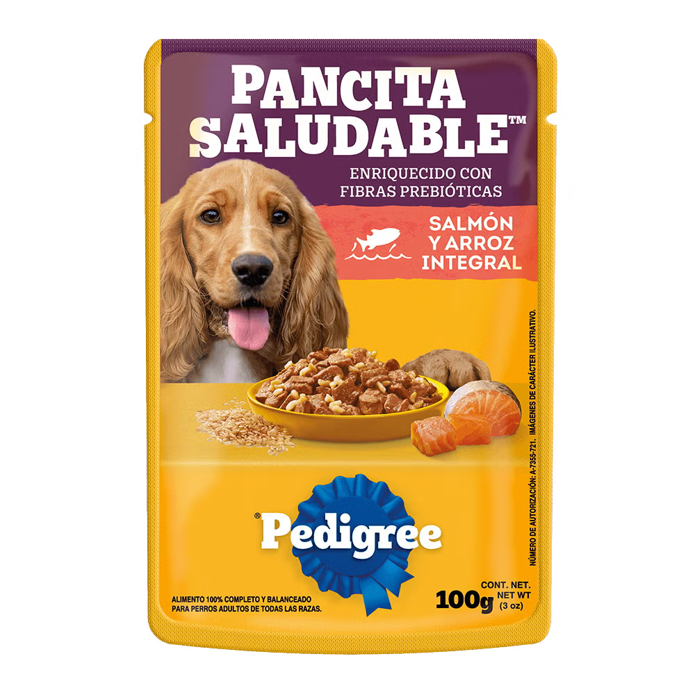 PEDIGREE PANCITA SALUDABLE DE SALMÓN Y ARROZ
