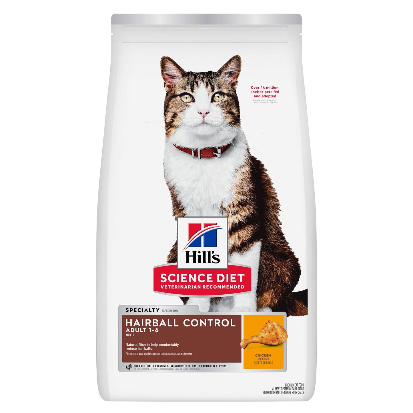 HILLS HAIRBALL CONTROL, ( RECETA DE POLLO)