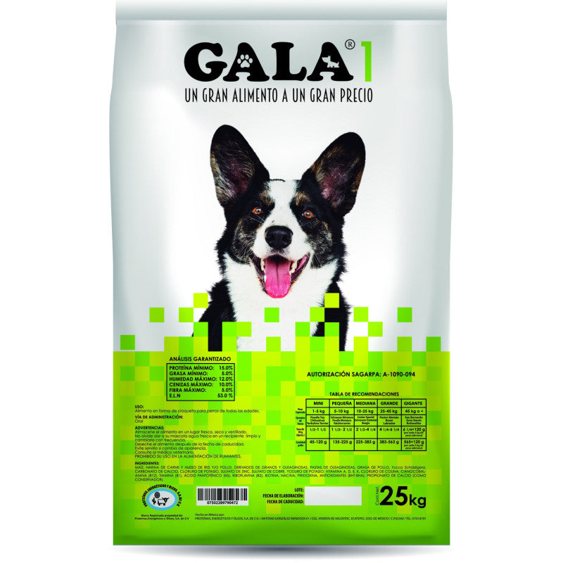 GALA 1 ADULTO RAZA PEQUEÑA Y MEDIANA