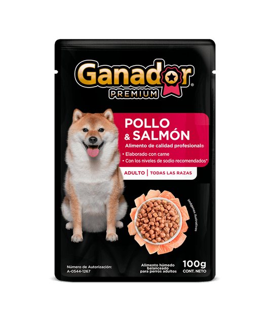 GANADOR PREM ADULTO DE POLLO Y SALMÓN