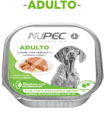 NUPEC ADULTO CARNE CON VERDURAS