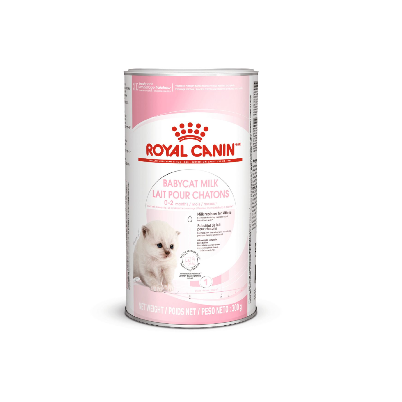 ROYAL CANI BABY CAT MILK, (DEL NACIMIENTO  AL DESTETE DE TODAS LAS TALLAS)