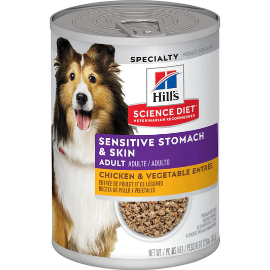 HILLLS SENSITIVE STOMACH Y SKIN, (RECETA CLASICA DE POLLO Y VEGETALES)