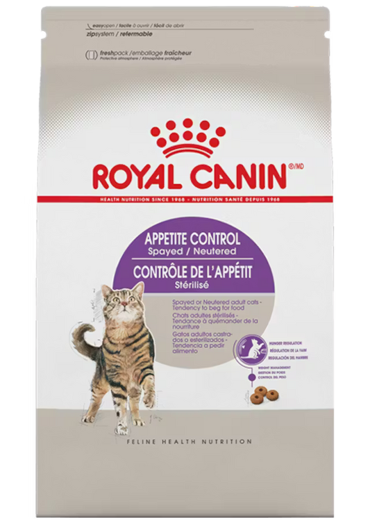 ROYAL CANIN APPETITE CONTROL SENIOR,( CONTROL DE PESO PARA GATOS MAYORES A 7 AÑOS)