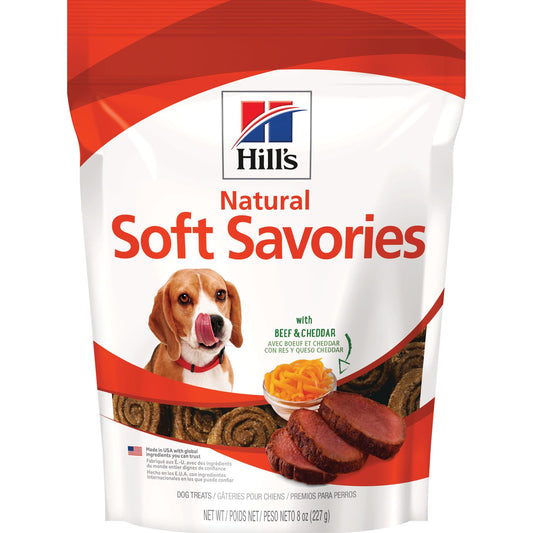 HILLS NATURALES SOFT SAVORIES, (SABOR RES Y QUESO CHEDDAR)